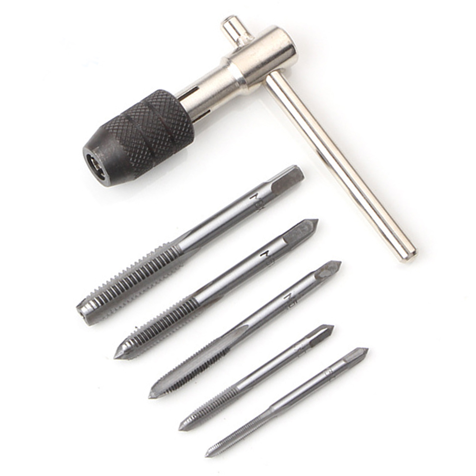 Set Mit 6 Rostfreien T-griff-schraubenschlüsseln, Komfortabler Ergonomischer Griff, Hohes Anzugsdrehmoment, Heimwerkerwerkzeug Für Männer Und Frauen.