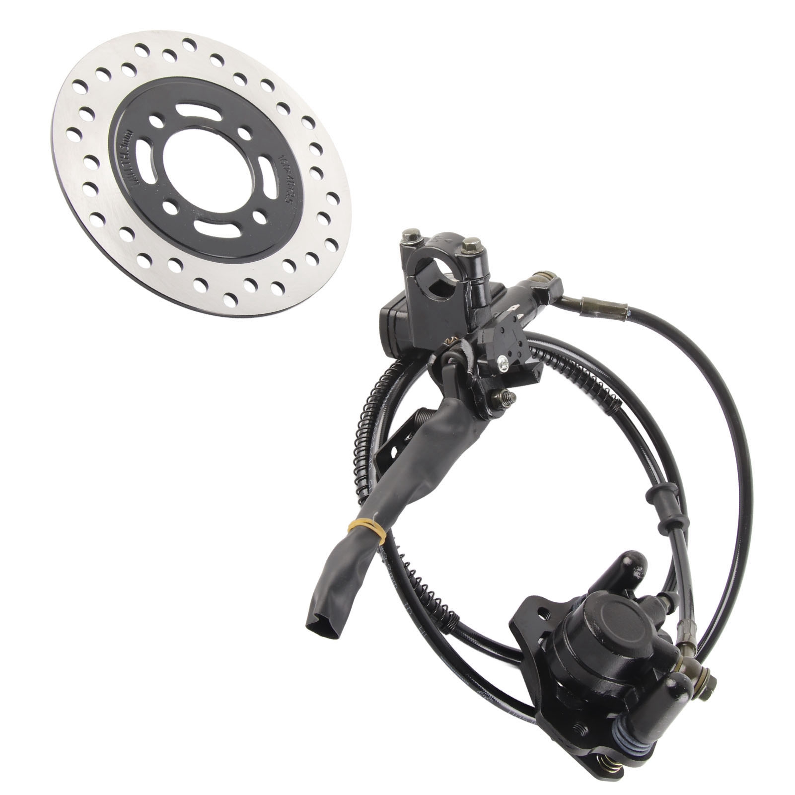 22-mm-hydraulik-hinterradscheibenbremssattel, Hochsensibel, Präzise, Hitzebeständig, Kompatibel Mit 50-cm³-, 70-cm³-, 90-cm³-, 110-cm³-, 125-cm³- Und 150-cm³-quads Und Atvs.