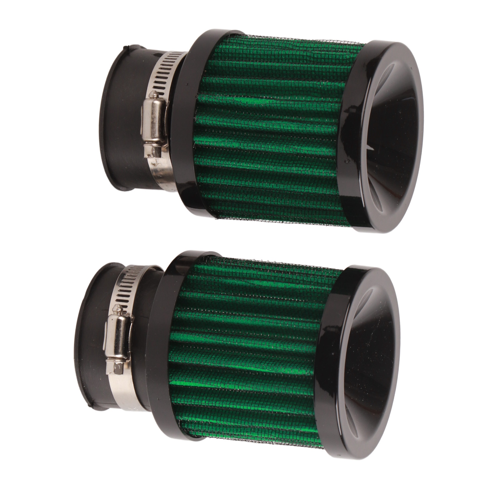 2-teiliger Luftfilter 28–48 Mm, Hocheffizient, Universell Für 50-ccm-, 70-ccm-, 90-ccm- Und 125-ccm-roller, Motocross-motorräder Und Quads, Grün/schwarz