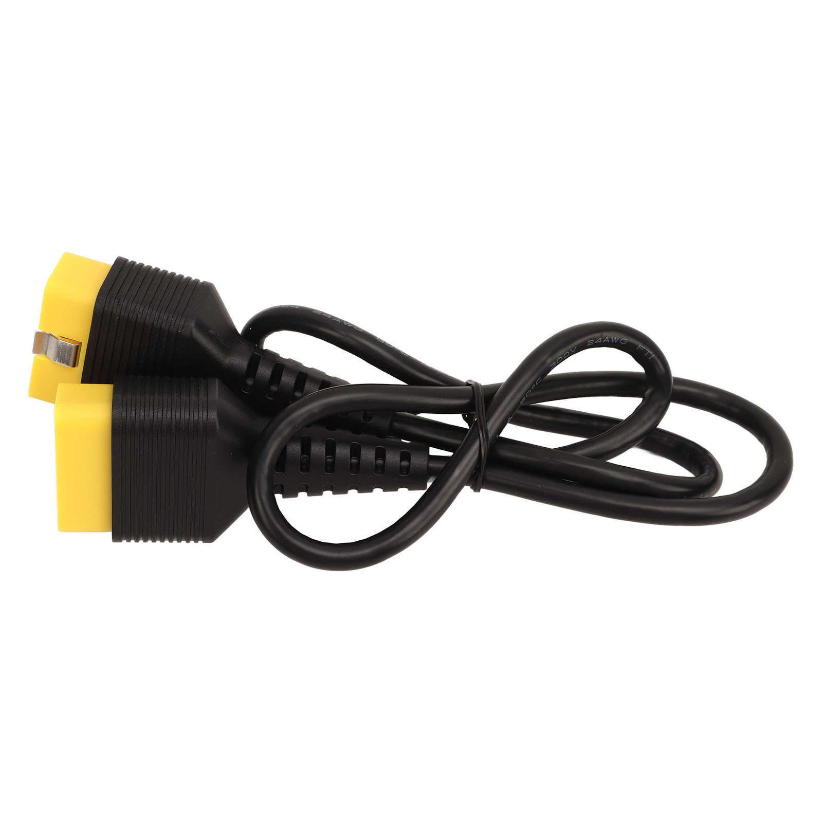 100 Cm Langes Diagnosekabel, 16-poliger Tpt-stecker (stecker Auf Stecker), Universelles Gelbes Verlängerungskabel Für Fahrzeuge
