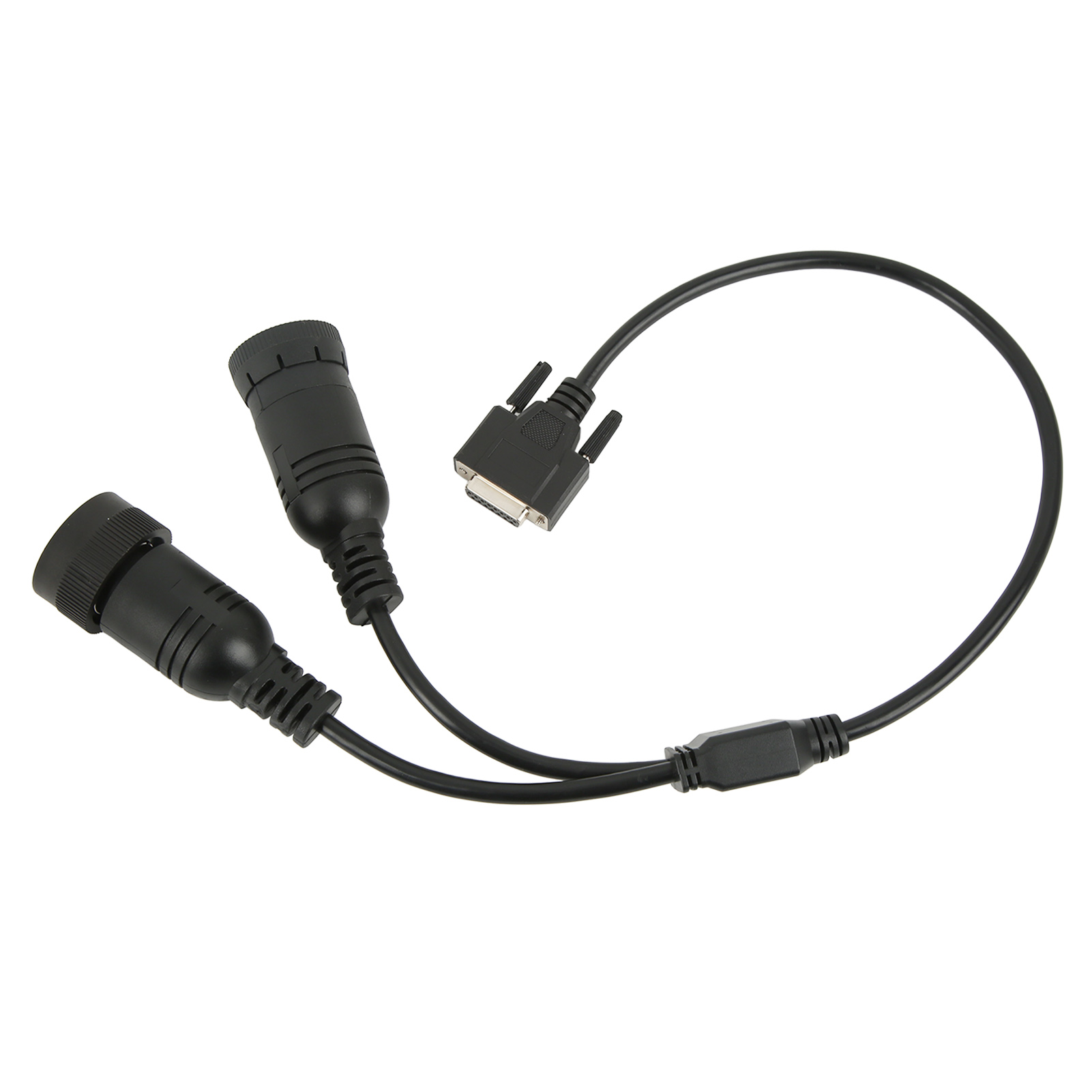 14-poliges Auf 9-poliges Diagnoseadapterkabel 457-6114, Weiches Abs-gummi, Hohe Flexibilität Für Et3 Obd2 317-7485
