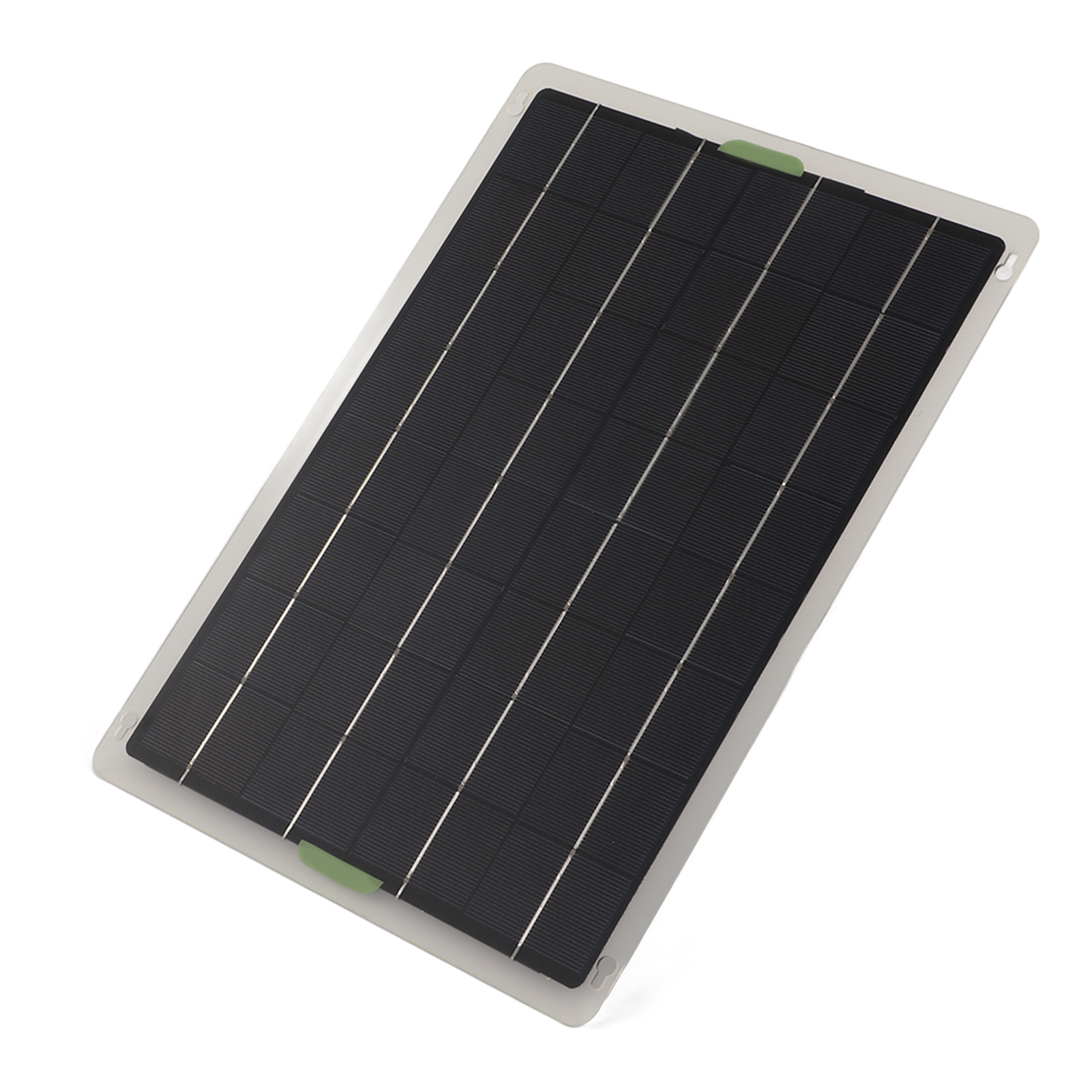 Tragbares 20-w-12-v-solarpanel-ladegerät Mit Zwei Usb-anschlüssen Für Wohnmobil, Auto Und Motorrad