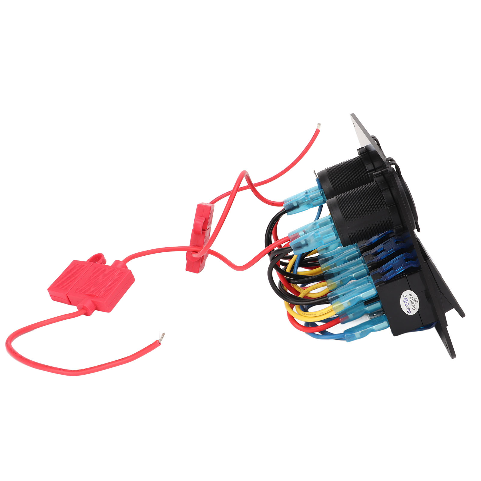 4-positionen-wippschalter, 12–24 V, 5-polig, Blaue Kontrollleuchte, Bedienfeld Mit Überlastschutz, Für Pkw, Wohnmobil, Anhänger, Utv