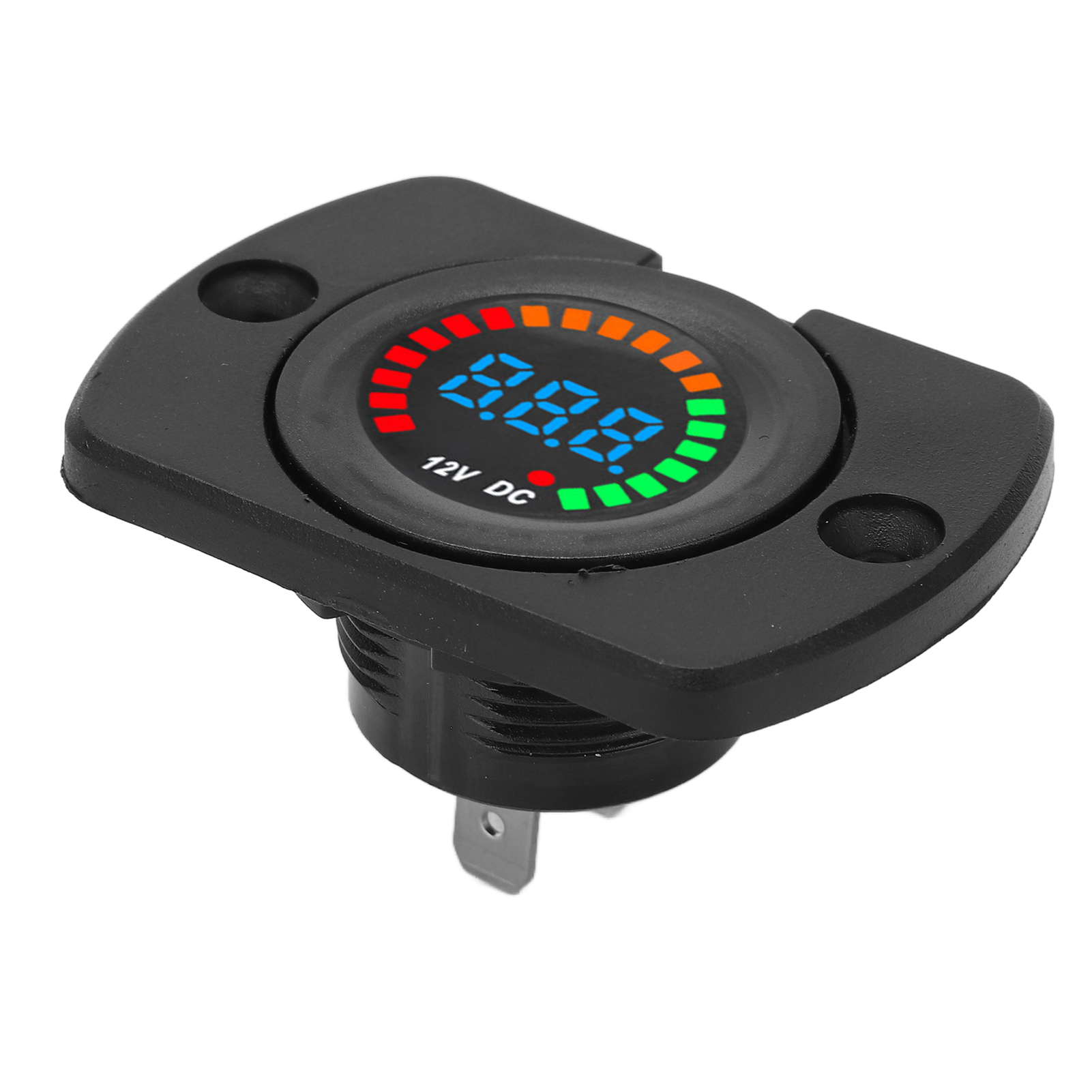 Digitales Led-voltmeter Für Fahrzeuge, 12 V Dc, Wasserdicht, Universell Einsetzbar Für Lkw, Bus, Boot Und Yacht