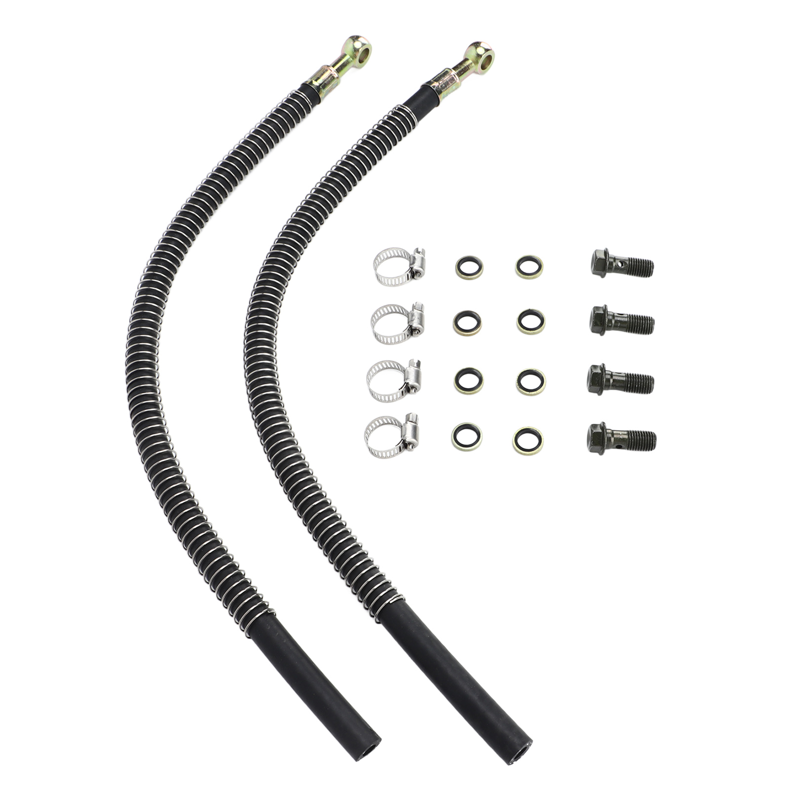 450 Mm Kühlwasserschlauch Mit M10x1,25 Schraube Für 125ccm, 140ccm, 150ccm Und 160ccm Offroad-motorräder, Pitbikes, Quads, Kompatibel Mit Monkey Bikes