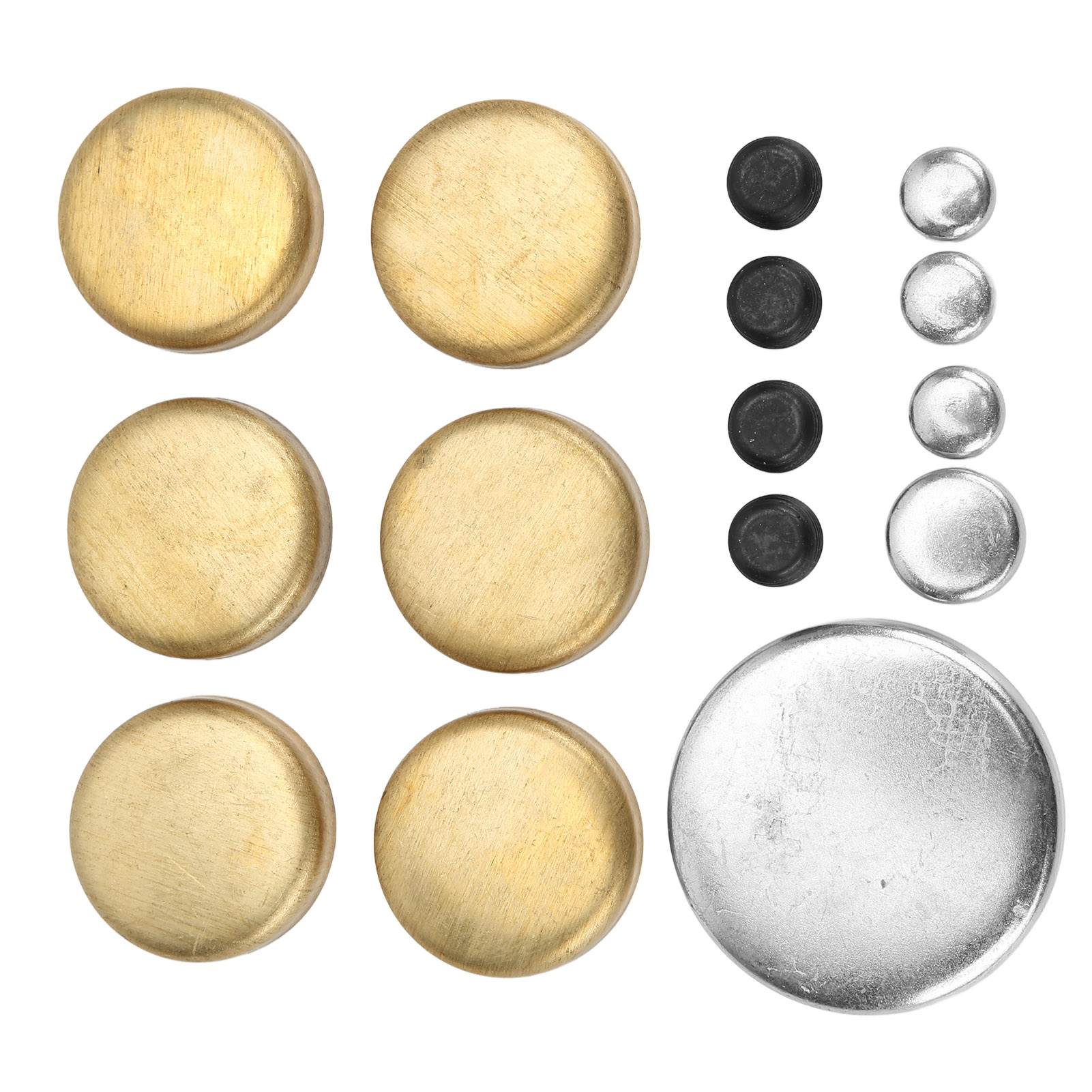 Mpe-108br Messing-gel-stopfen-set (6-teiliges Set) Kompatibel Mit Ford Small Block 255, 260, 289, 302 Und 351 Ci Motoren (ersatz)