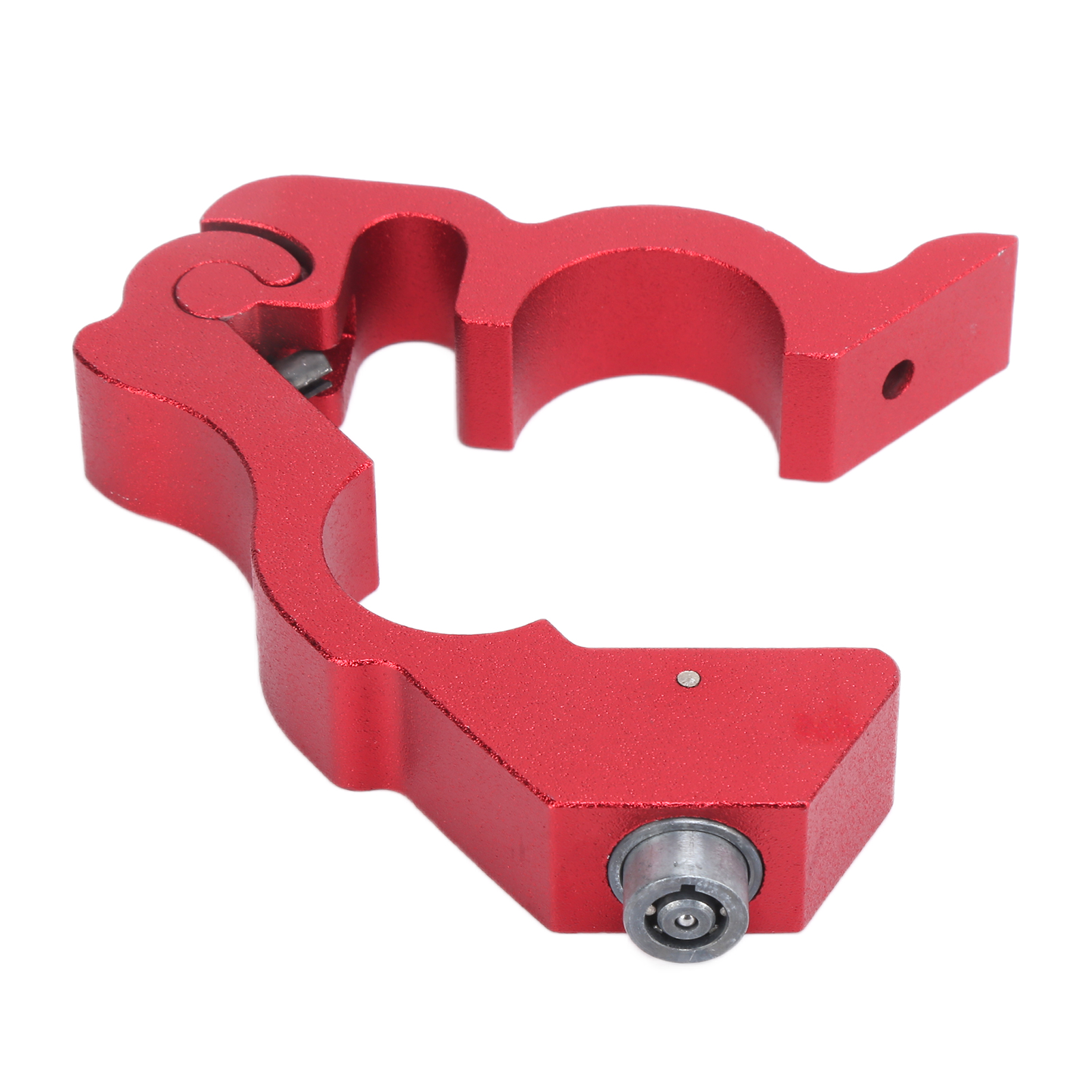 Rotes Motorradschloss Mit Lenkerschutz, Bremsschloss Mit Plombe Und Schlüssel, Diebstahlsicherung Für Roller