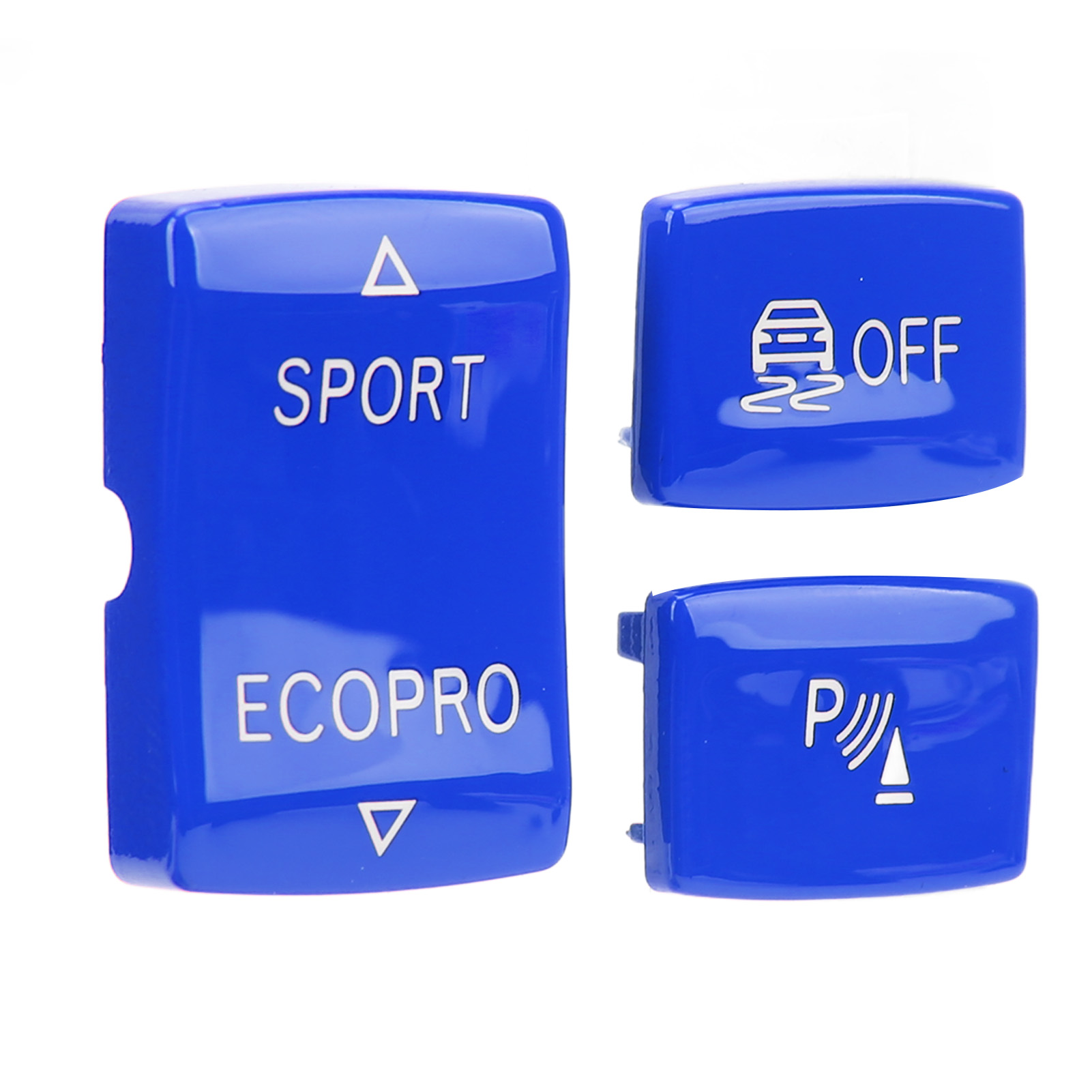 3-tasten-schalterset 6131 9252 912-1, Rutschfester Sportschalter, Radarsensor, Schlüsselersatz Für F20 F21 F22 F23, Blau.