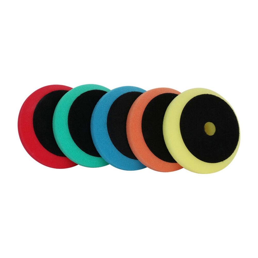 Set Mit 6 7,5 Cm Autopolierpads, Schaumstoffschwamm, Karosseriepolierset, Schleifscheiben Für Schleifmaschinen, Zubehör Für Die Fahrzeugaufbereitung