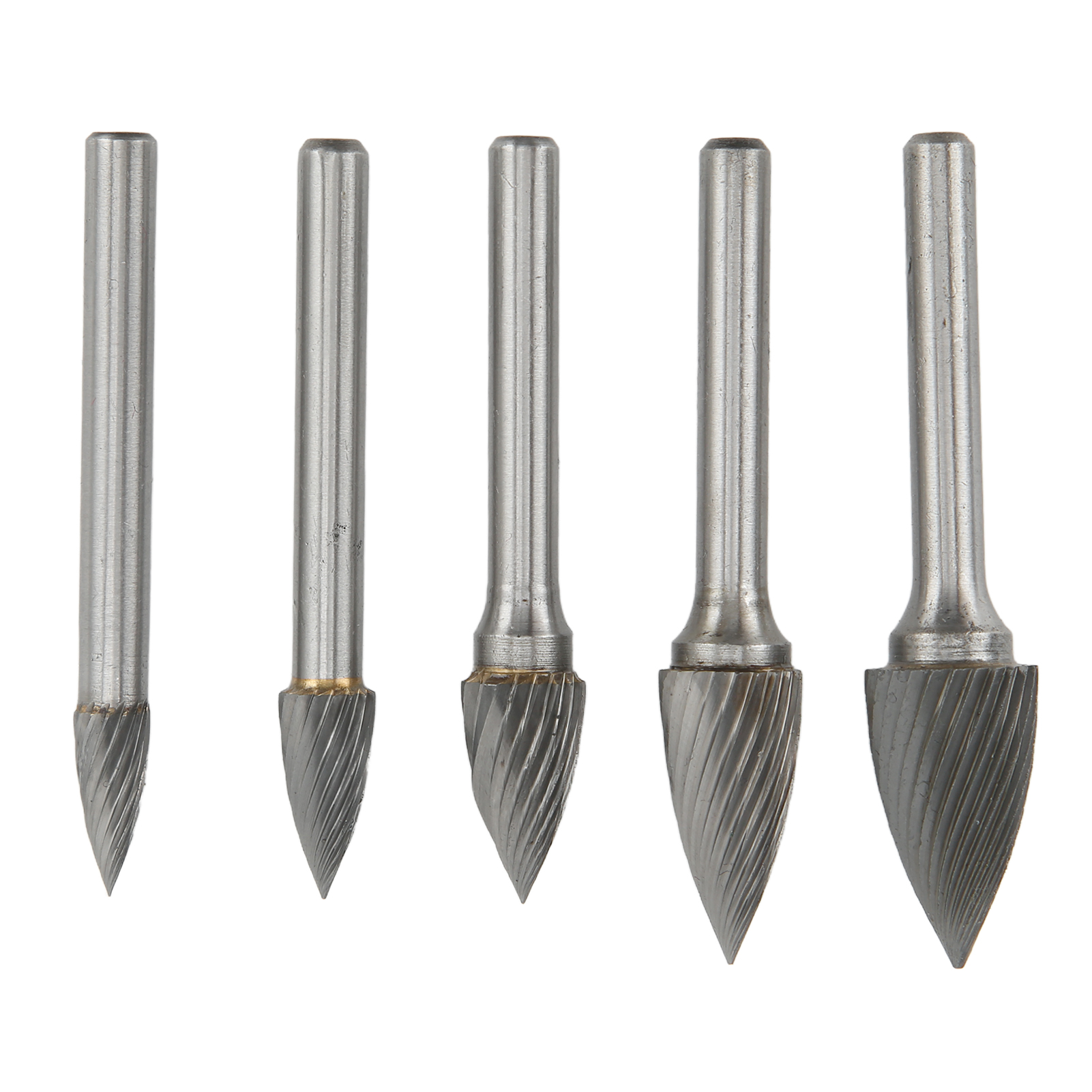 Satz Rotierender Hartmetallfräser, Typ G, 6 Mm Schaft, Einseitig Geschliffen, Wärmebehandelte Feilen Zum Schleifen Und Schnitzen