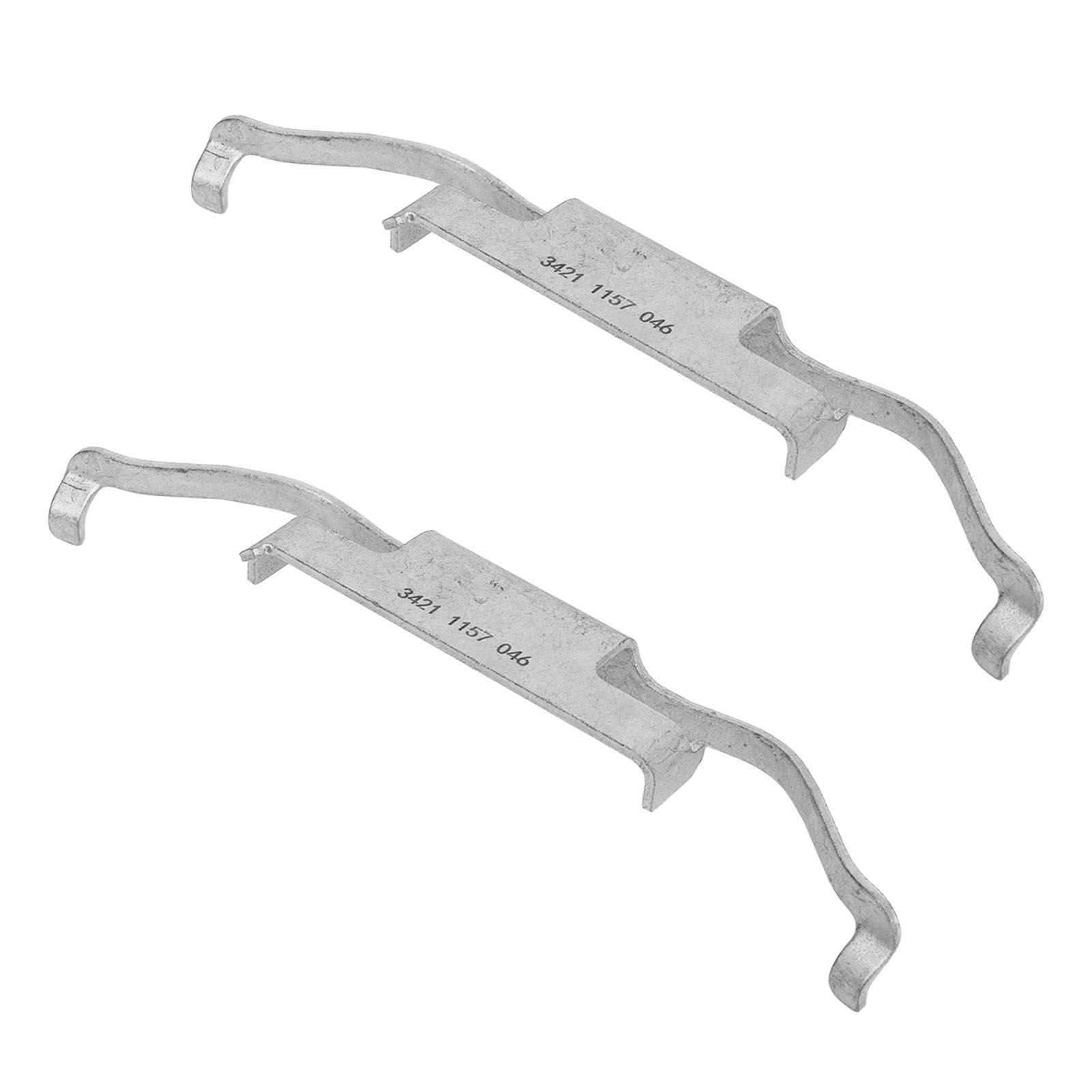 Satz Mit 2 Antigeräuschfedern Für Hintere Bremsbeläge, Clips 34211157046, Kompatibel Mit Bmw Serie 3, 5, 7, Z3, Z4, M3, M5.