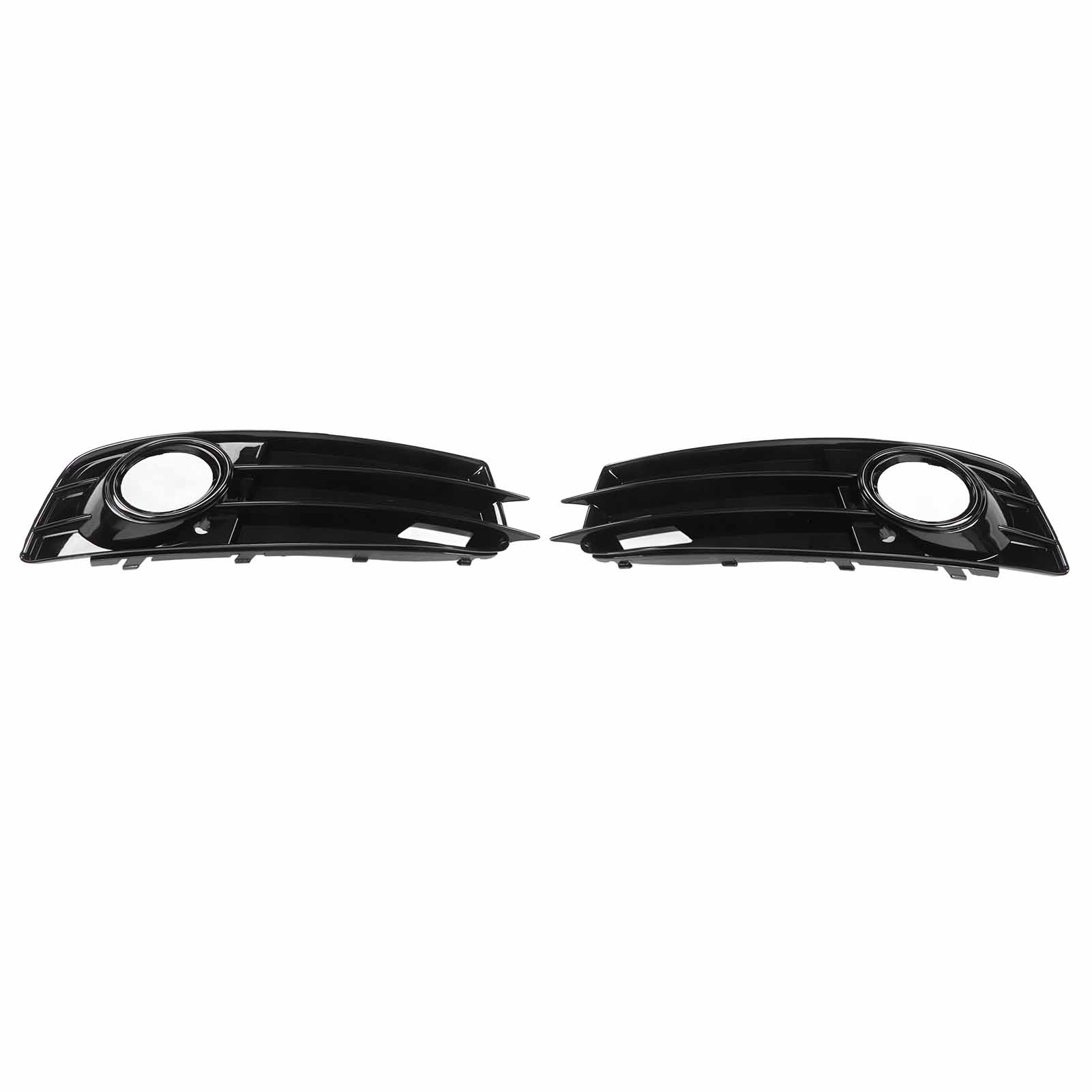 2x Nebelscheinwerfergitter Für Audi A3 8p 2009-2012, Glänzend Schwarz, Abs, Nebelscheinwerferglas-ersatz 8p0807682