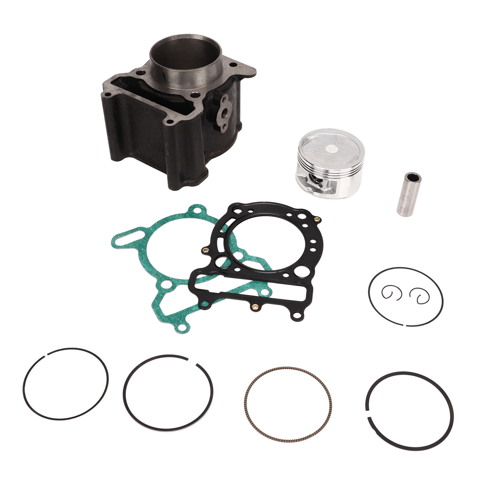 Satz Mit 12 Kolbenbolzenclips Und Dichtungen Aus 69 Mm Aluminiumlegierung, Hervorragende Wärmeableitung, Für 250-cm³-roller