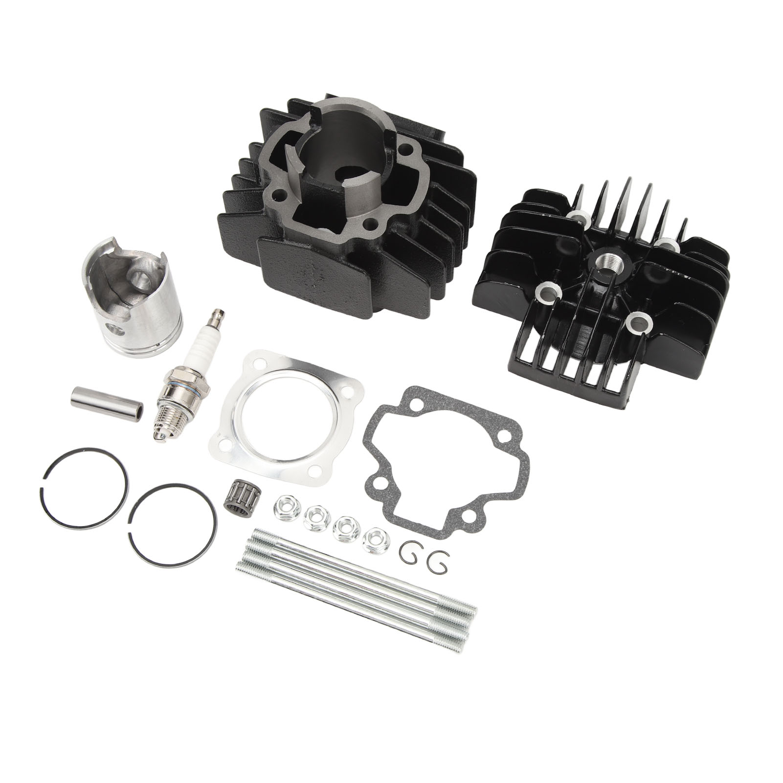 Zylinderkopfdichtungssatz, Kolben, Zylinder 40 Mm Top End Kit 4j2 11111 00 00, Inklusive Zündkerze Für Pw50 Qt50 Motorrad
