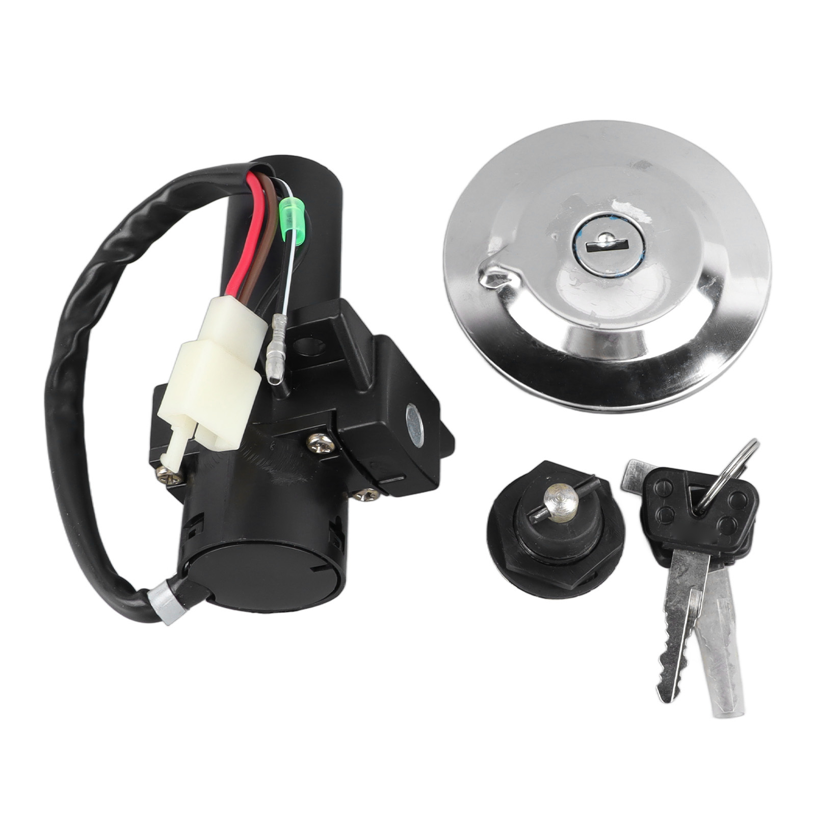 Tankdeckel Aus Aluminium Für Motorräder, Abschließbarer Tankdeckel Mit 2 Schlüsseln, Ybr-ersatzteil, Kompatibles Teil, Robuster Tankdeckel, Auslaufsicher.