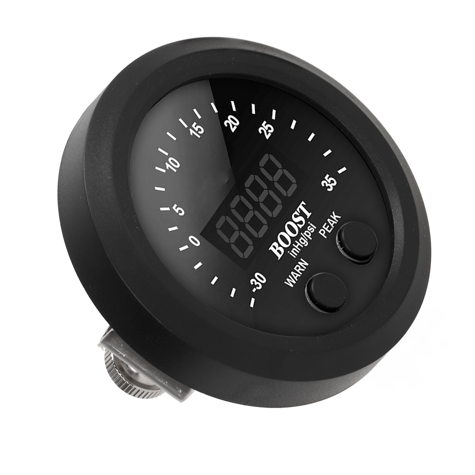 60-mm-12-v-turbodruckanzeige-kit – Digitales Ladedruckmessgerät (30–35 Psi) Mit Sensor, Led-anzeige Und Digitalanzeige