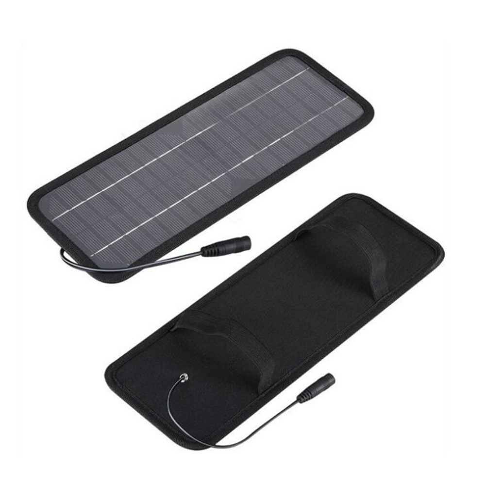 4,5-w-solar-autobatterieladegerät Mit Krokodilklemmen, Kompaktem Photovoltaikpanel Zur Ladeerhaltung, 12-v-autokit, Robustes Zubehör.
