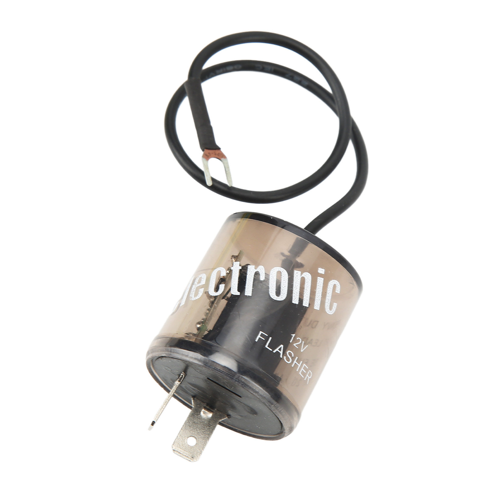 2-poliges 12v Universal-led-blinkerrelais Für Motorrad- Und Autoblinker, Kompatibel Mit Blinkerbirnen, Integrierter Widerstand