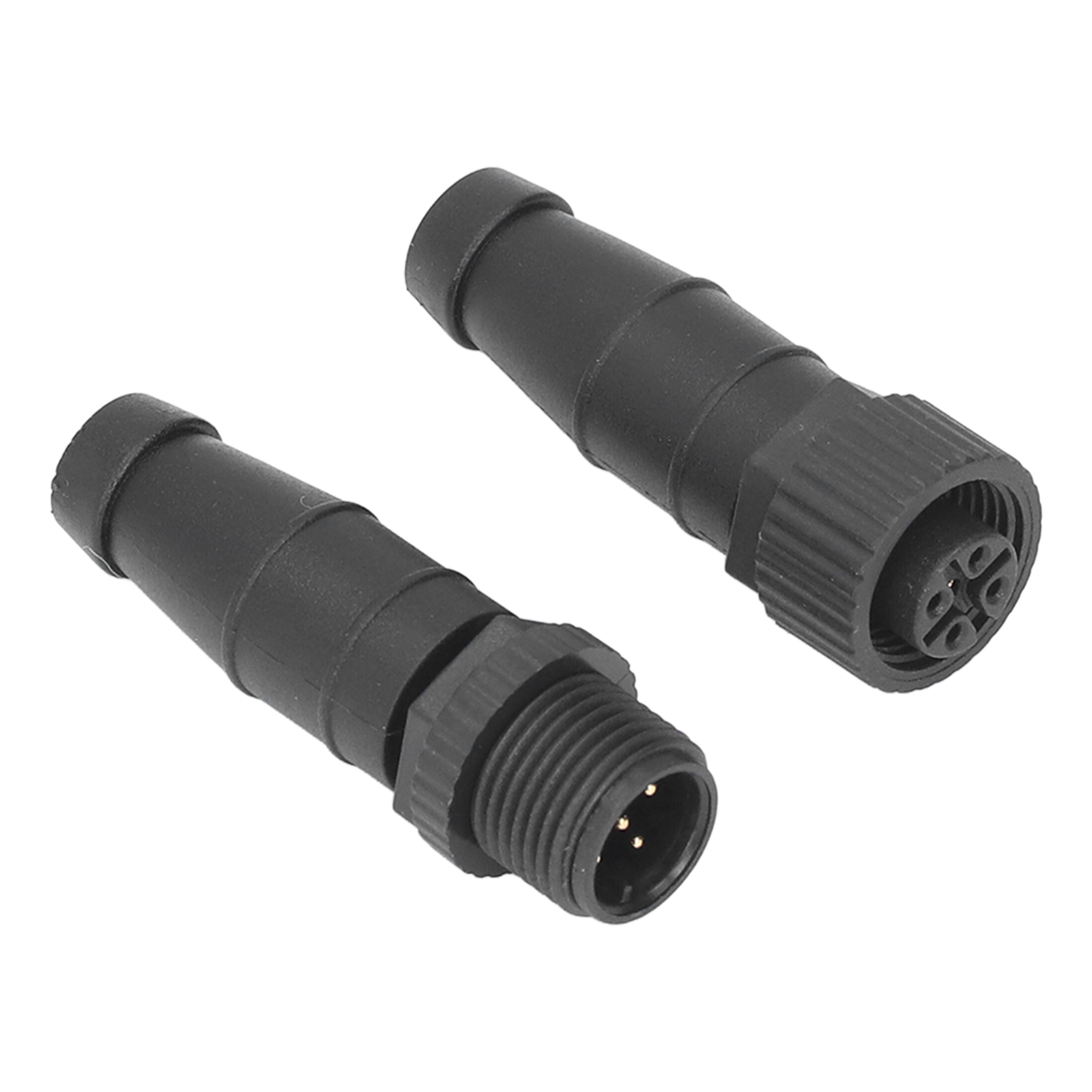 Nmea-2000-stecker, 2 Stück, Stecker/buchse, Schwarzes Abs, Öl- Und Hitzebeständig, Universell Wasserdicht