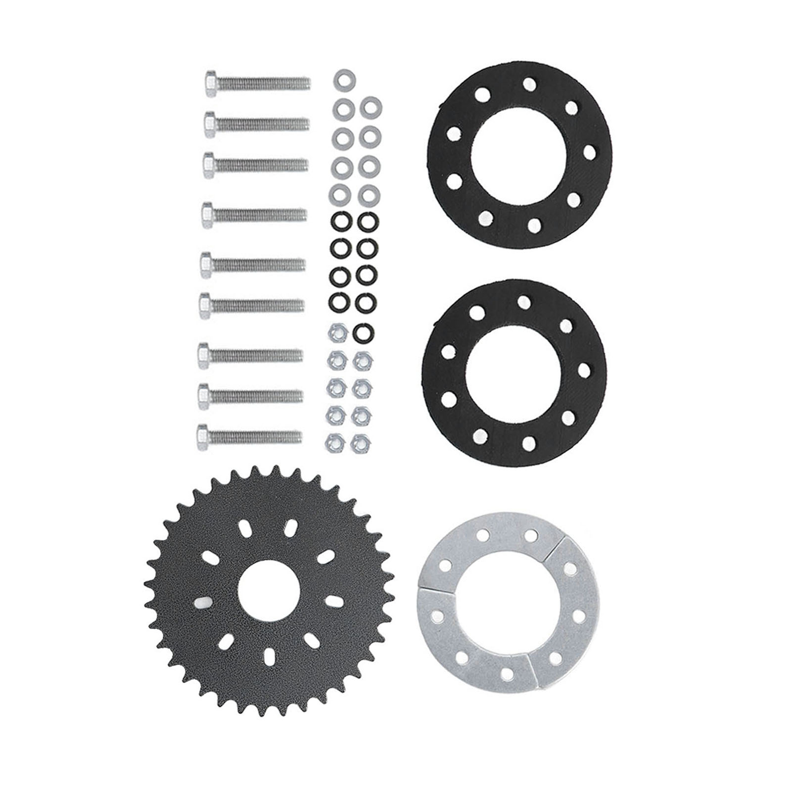 Flaches 36-zahn-ritzel Mit 9-loch-adapter, Hinterradritzel Für 49-cm³-, 66-cm³- Und 80-cm³-zweitakt-motorräder, Hochleistungs-kettensatz