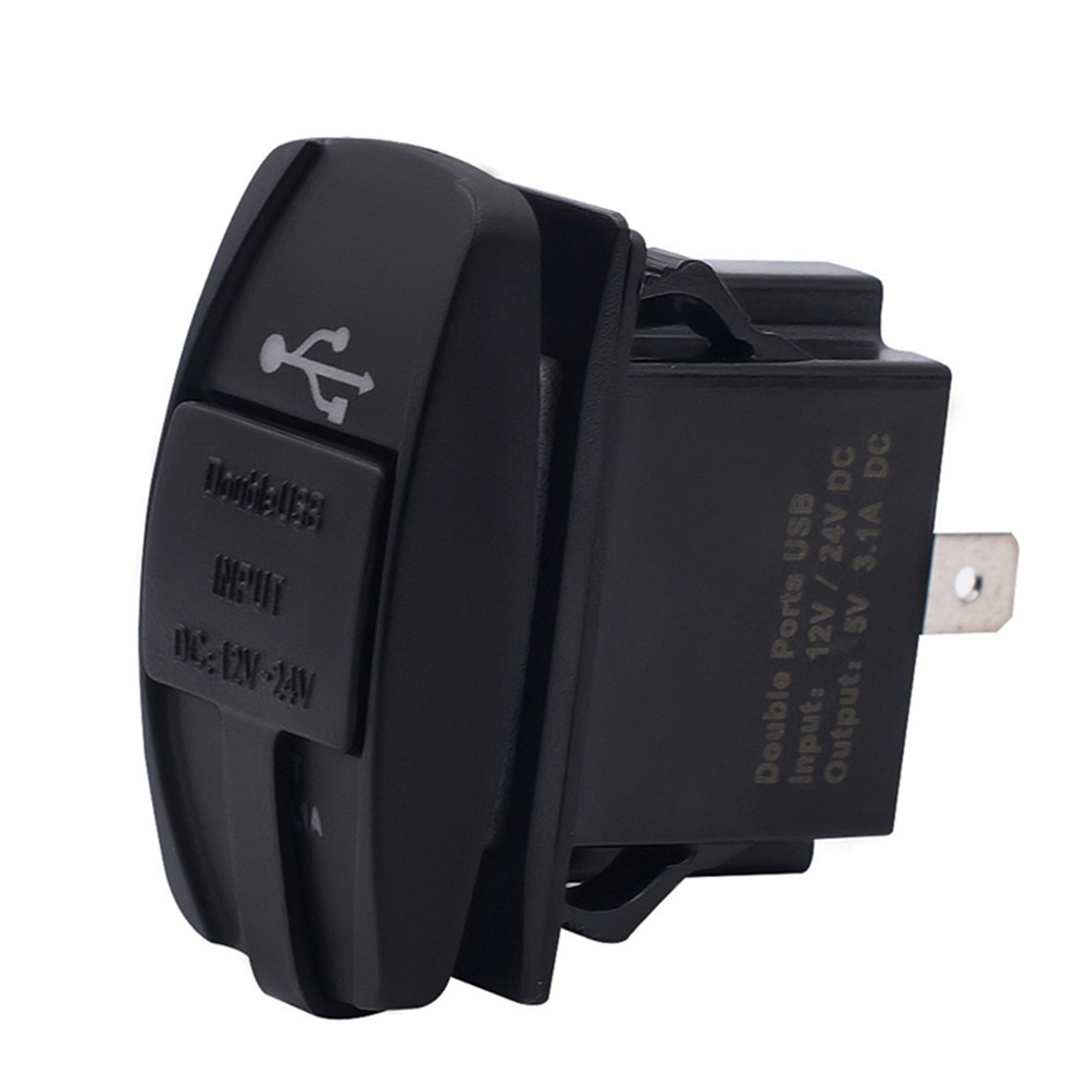5v 3,1a Dual-usb-anschluss-auto-/motorrad-ladeadapter Mit Zigarettenanzünderstecker Und Stromausgang