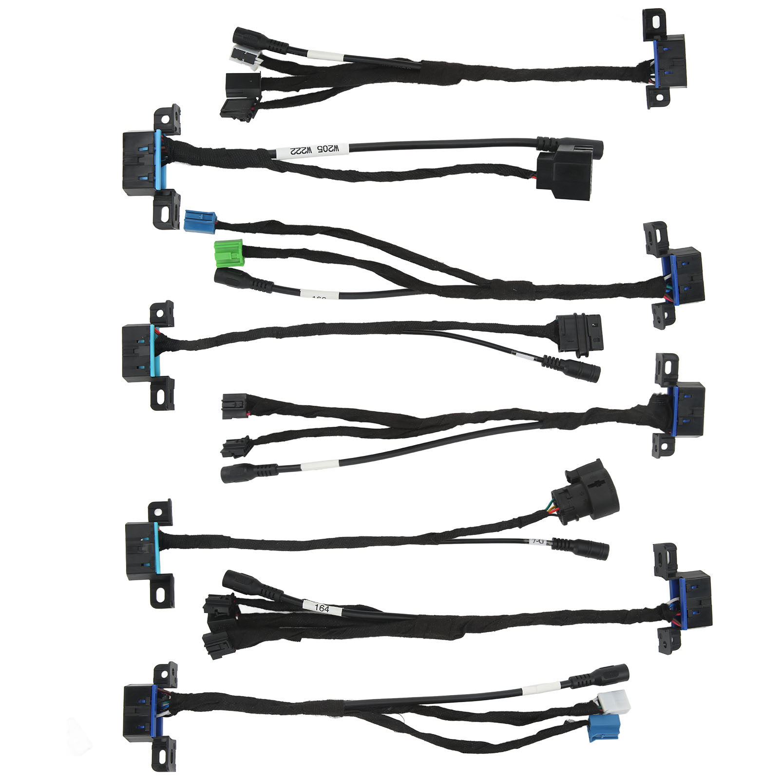 8-teiliges Eis Elv Diagnosekabel-erkennungswerkzeug-ersatzset, Kompatibel Mit Mercedes W204 W212 W221 W164 W166