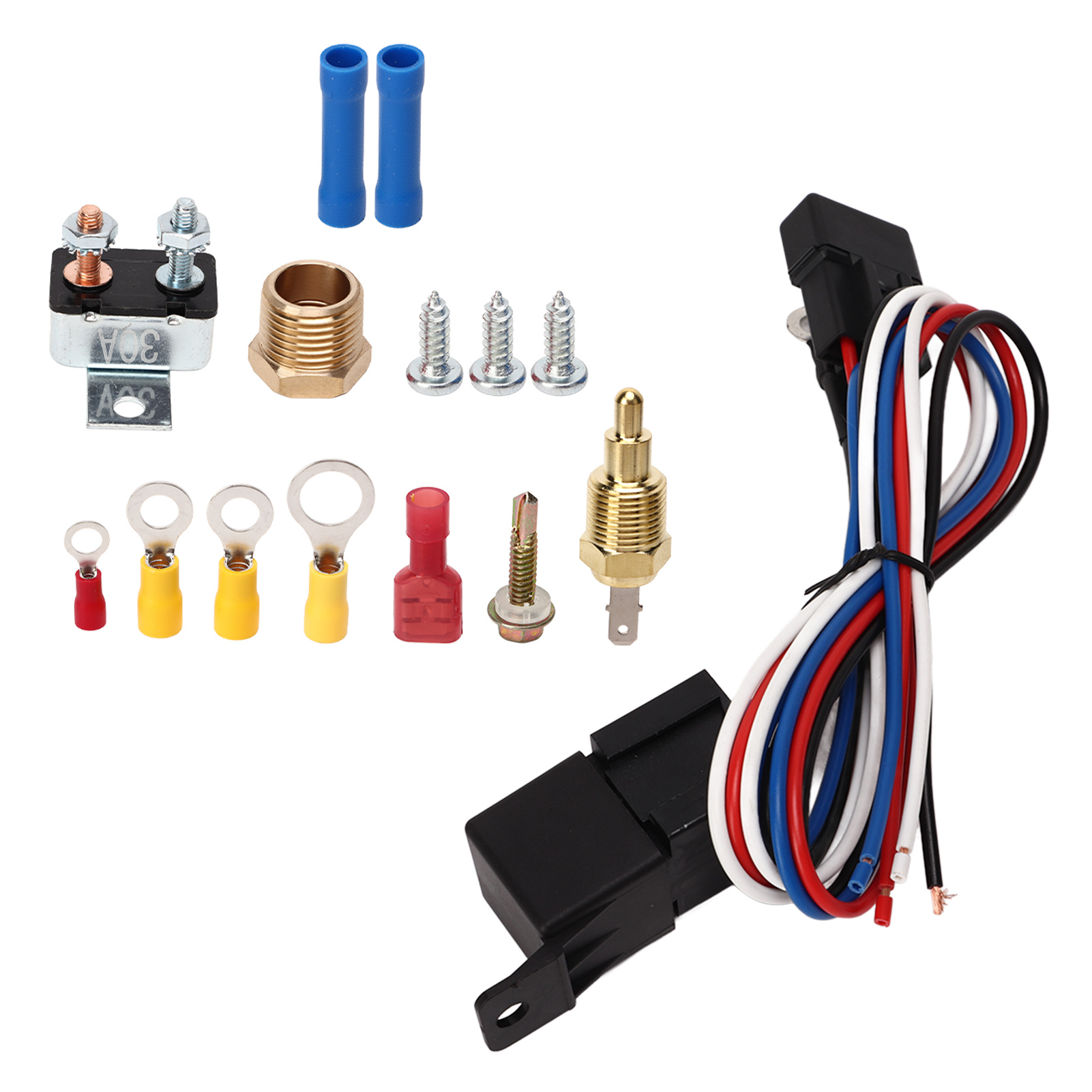 12v-elektrolüfter-set Mit Thermostatrelais Für Pkw, Lkw Und Busse