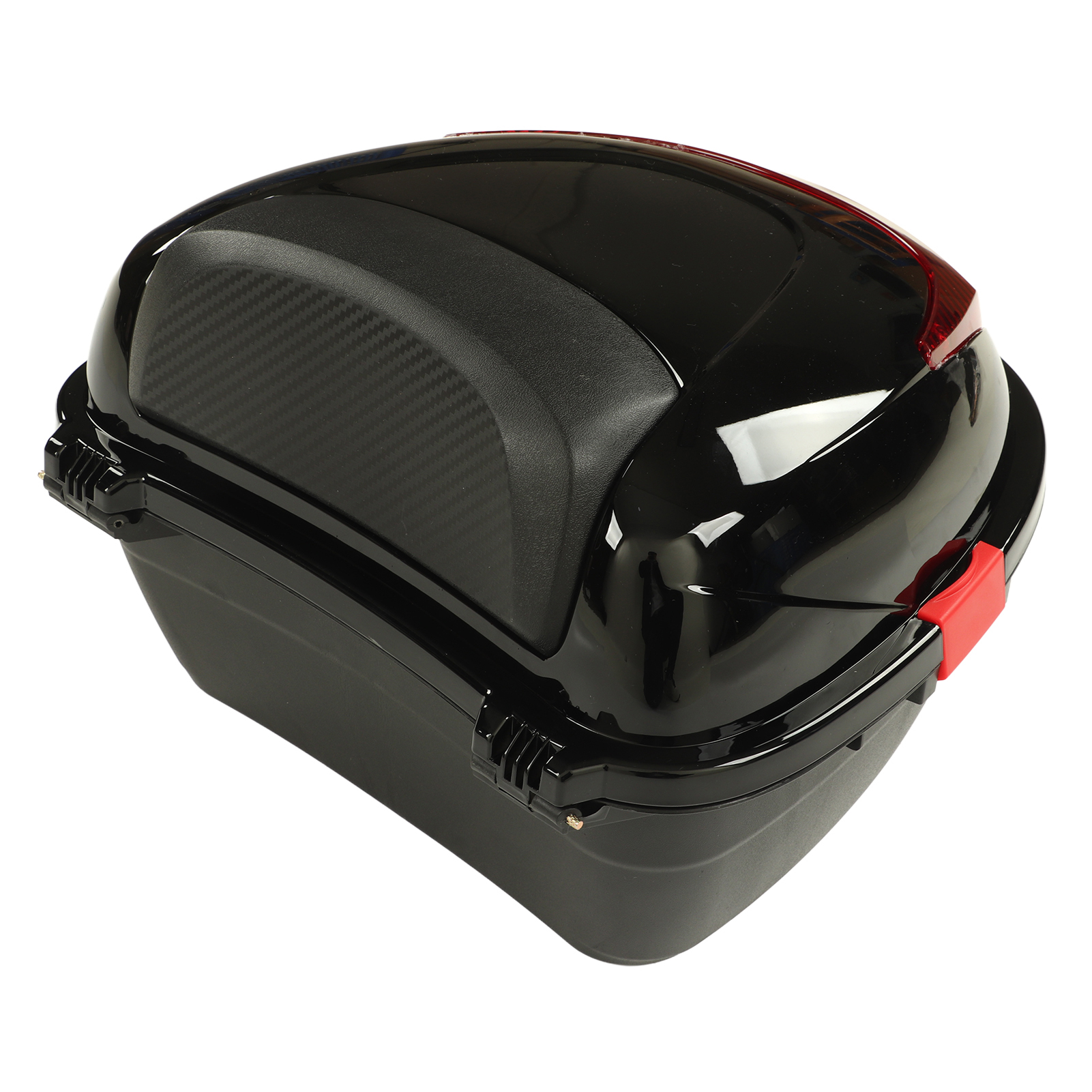 Topcase Für Motorräder Hinten, Robust, Wasserdicht, Abschließbar, Gepäckträger, Schwarz, Für Roller Und Motorrad