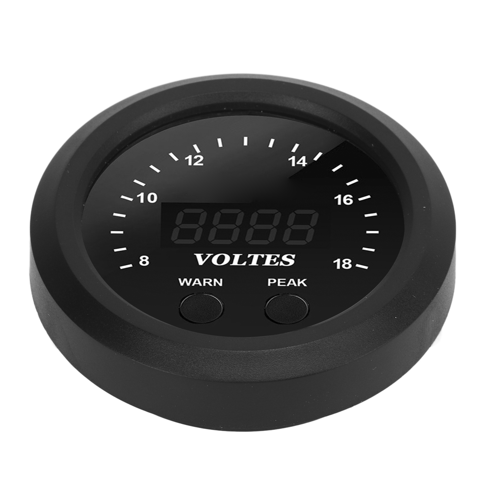Intelligentes Voltmeter Mit Stabiler Schnittstelle, Vibrationsdämpfung Und Universeller 12-v-spannung Für Fahrzeugtuning