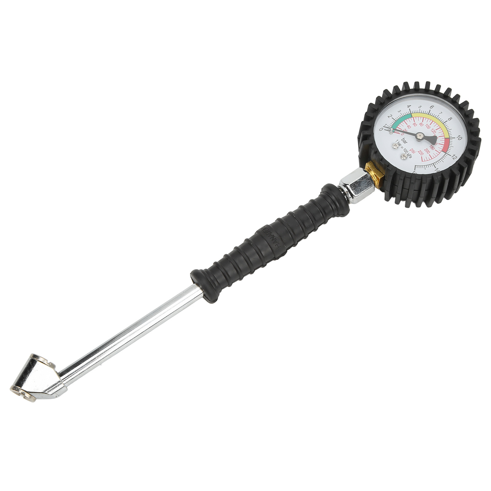 Manometer 0-220 Psi, Mechanisches Zeigermanometer, Tragbar Und Präzise, Universell Für Auto, Motorrad, Fahrrad.