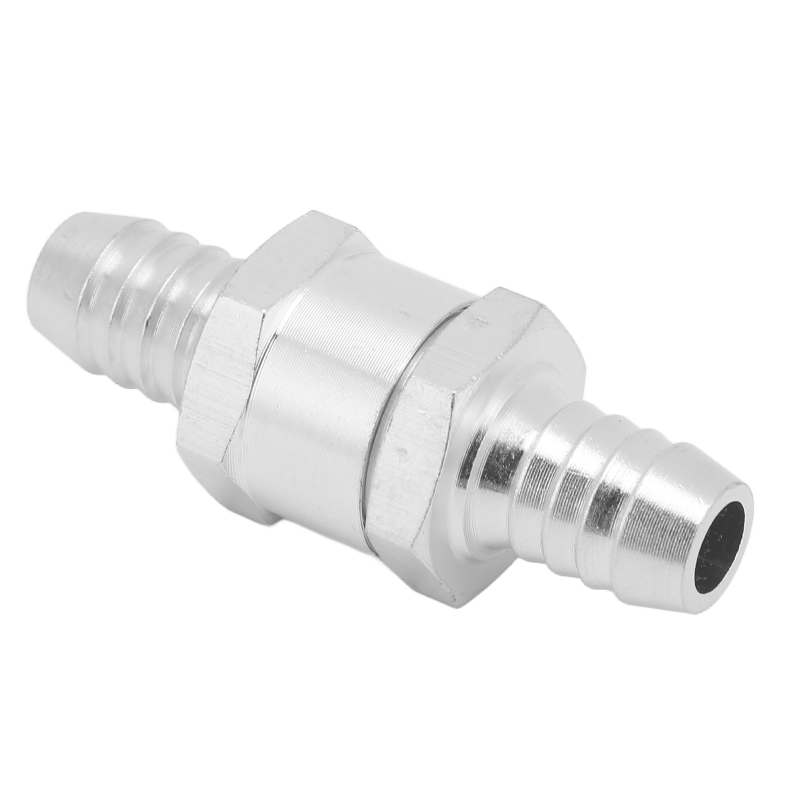 Universelles 12-mm-/0,47-zoll-rückschlagventil Aus Aluminiumlegierung Für Kraftstoffe, Benzin, Diesel, Wasser Und Öl