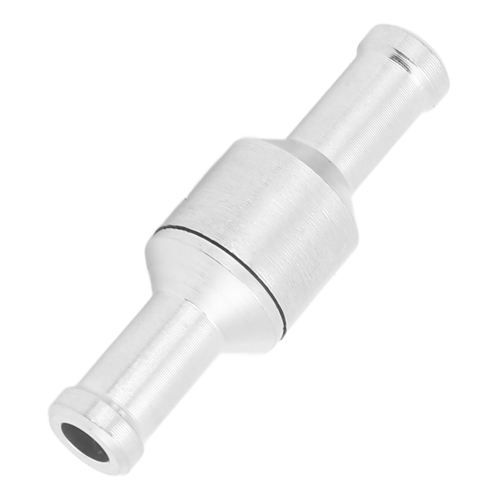Einweg-rückschlagventil Aus Silberfarbener Aluminiumlegierung Für Kraftstoff-, Wasser-, Öl-, Diesel- Und Benzinleitungen, 8 Mm / 0,31 Zoll