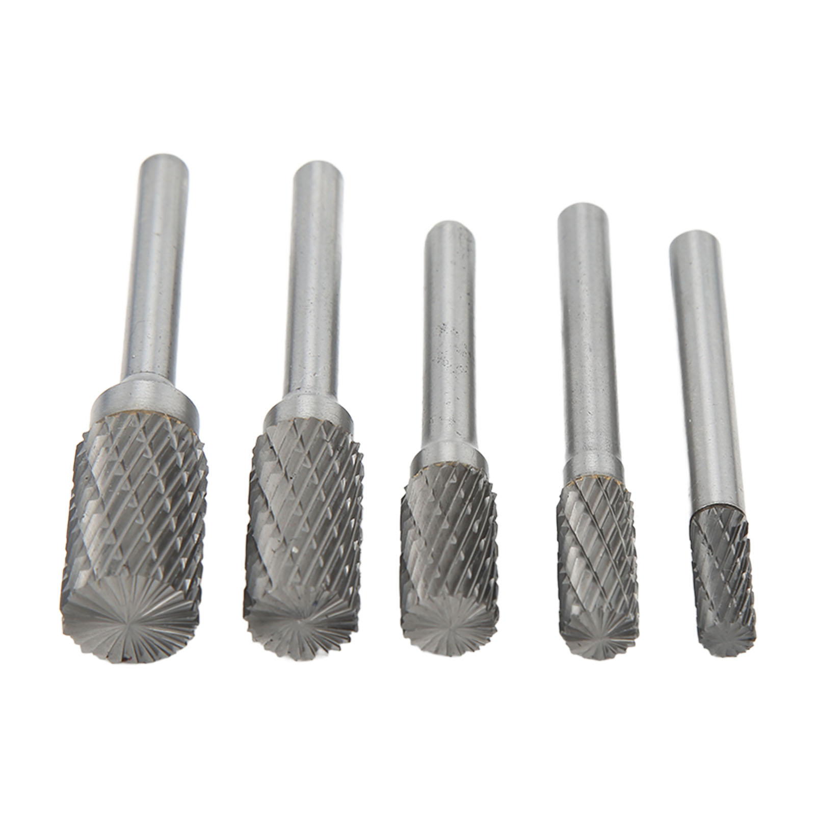 Satz Mit 6 Doppelt Verzahnten Hartmetallfräsern, 6 Mm Schaft, Für Metall, Holz, Schnitzereien, Schmuck Und Oberflächenschleifen.