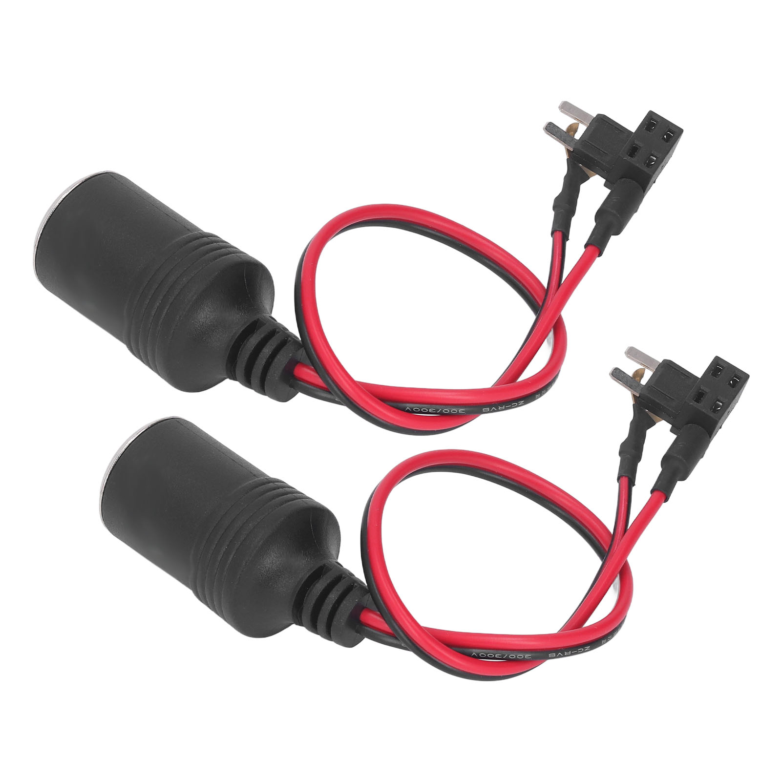 2 Stück 12–24 V 8 A Zigarettenanzünderbuchse (weiblich), Zigarettenanzünderanschluss Mit 30 Cm Kabel, Für Auto, Motorrad, Boot