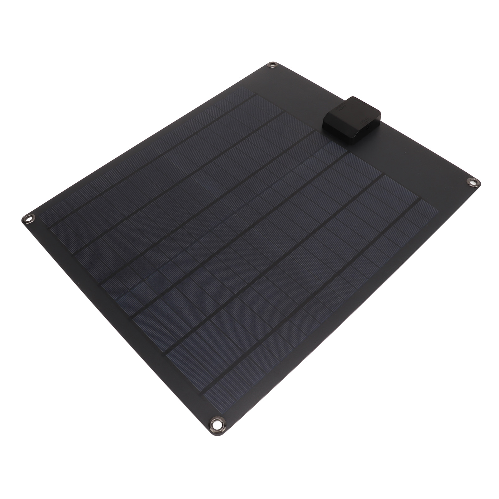 20w 5v 12v Dual-ausgang Monokristallines Solarpanel Stromgenerator-batterieladegerät-set Für Auto, Boot, Wohnwagen, Wohnmobil, Schwarz
