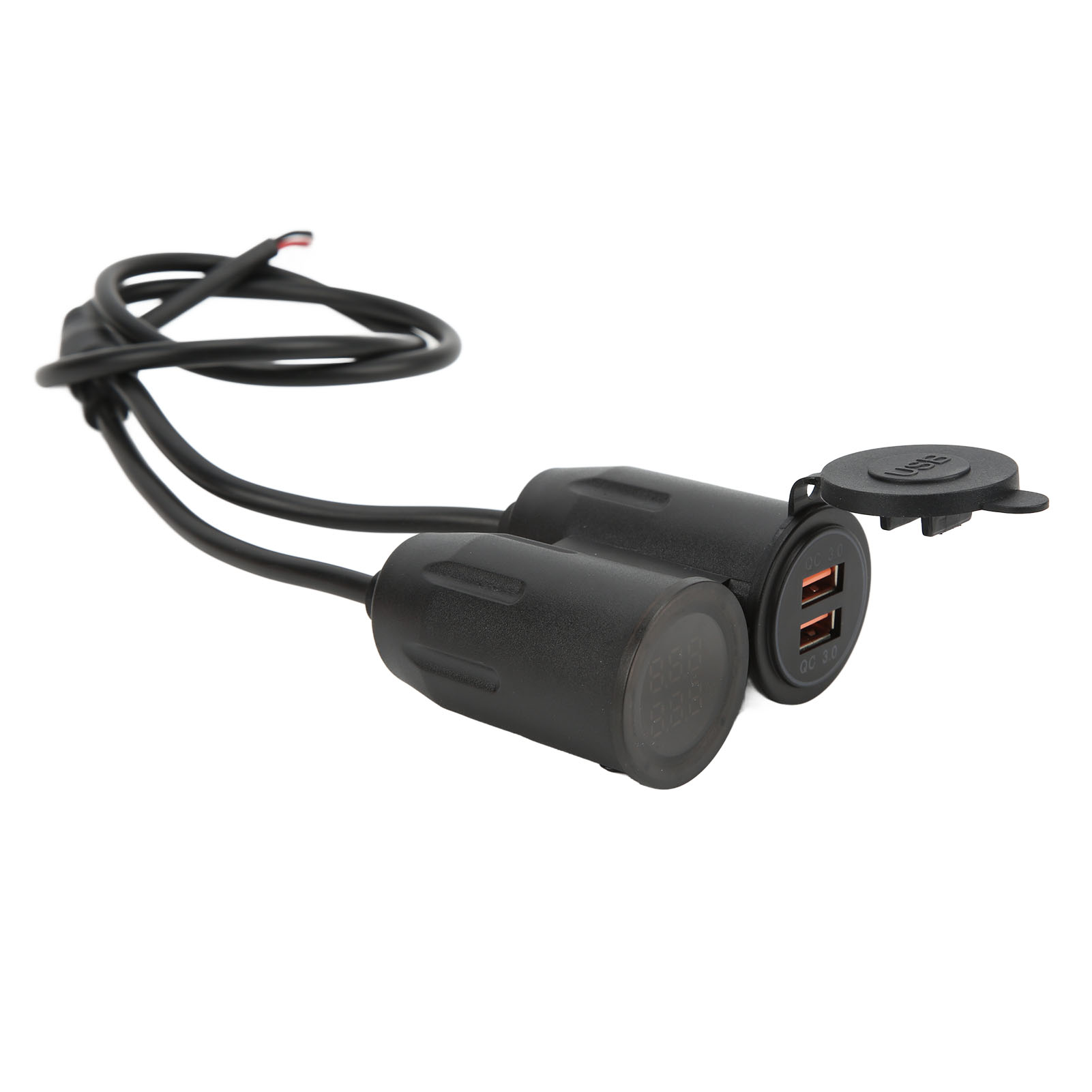 3,1-a-usb-kfz-ladegerät Mit Zwei Anschlüssen, Intelligentem Chip, Matter Oberfläche, Wasserdichtem Adapter Mit Schneller Ladeleistung Und Wasserabweisendem Design