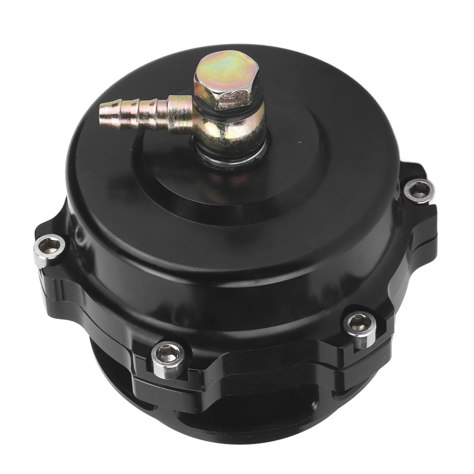 50-mm-schweißflansch Schwarz Für Turbo-v-band-überdruckventil (35 Psi), Metall Und Gummi, Universell Für Kraftfahrzeuge, Montagesatz