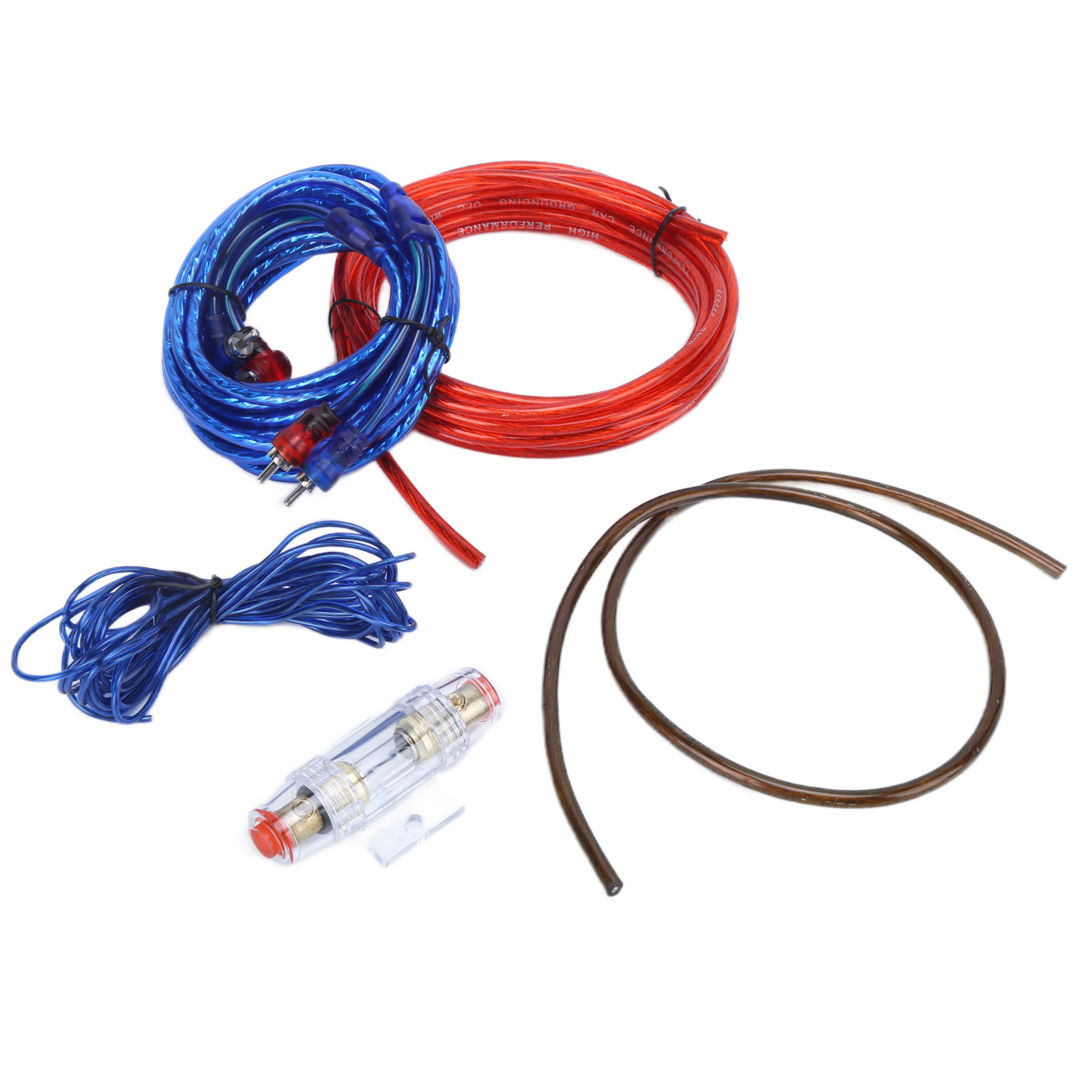 Auto-verstärker-verkabelungsset, Stromkabel, Massekabel, Subwoofer-einbau, Komplettset