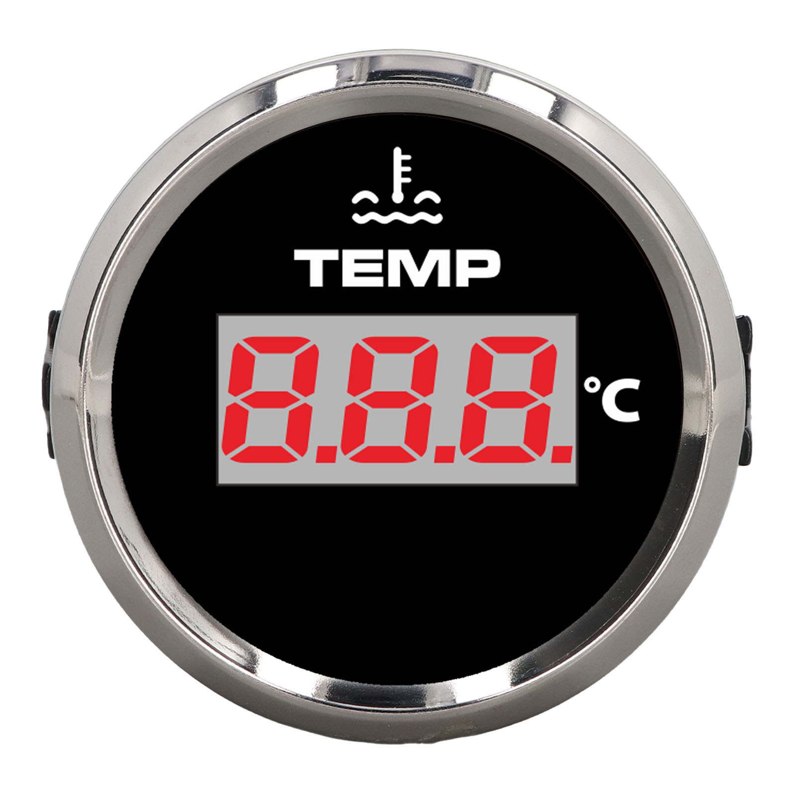 Digitales 52-mm-wassertemperaturmessgerät 0–120 °c, Ip67 Wasserdicht, Rote Hintergrundbeleuchtung, Für Auto, Wohnmobil, Lkw, Boot