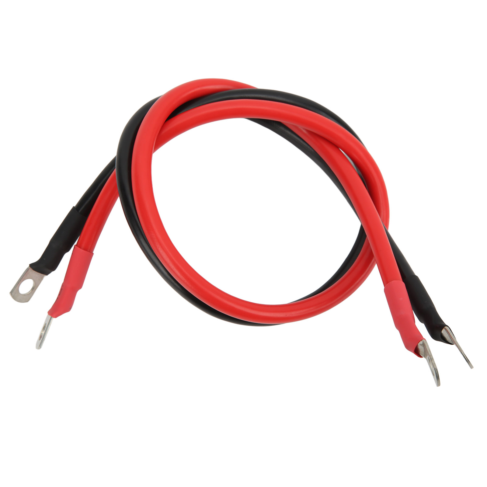 2-teiliges Rot/schwarzes 8awg Flexibles Wasserdichtes Pvc-wechselrichterkabel Für Auto, Boot Und Solarstrom