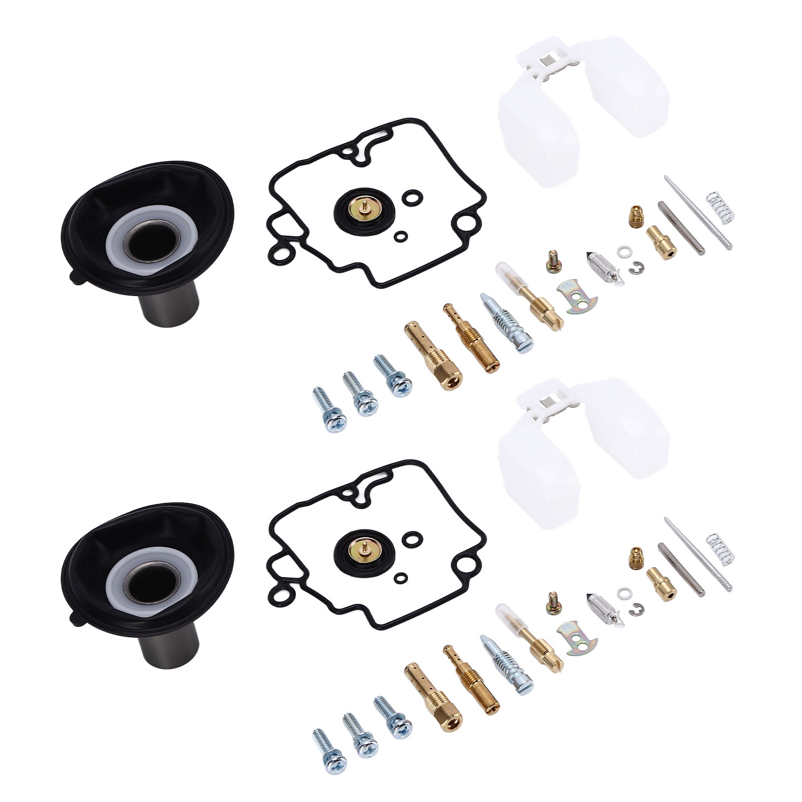 Motorradvergaser-reparatursatz 22 Mm, 2 Sets, Universell Kompatibel Mit Gy6 125 Cm³ Quads, Go-karts Und Rollern