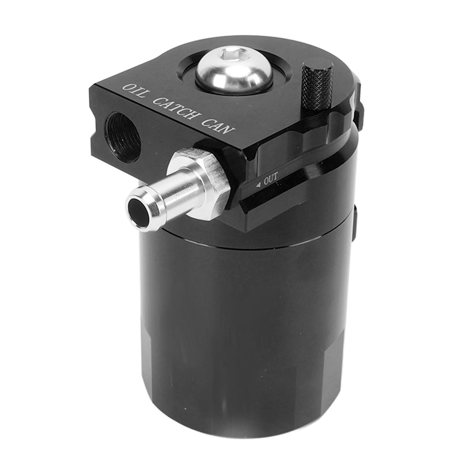 Ölabscheider (400 Ml) Mit Entlüftungsfilter, Aluminiumlegierung, Ersatzteil Für Chevy Silverado 1500 5.3l Und 6.2l (2019–2022), Schwarz