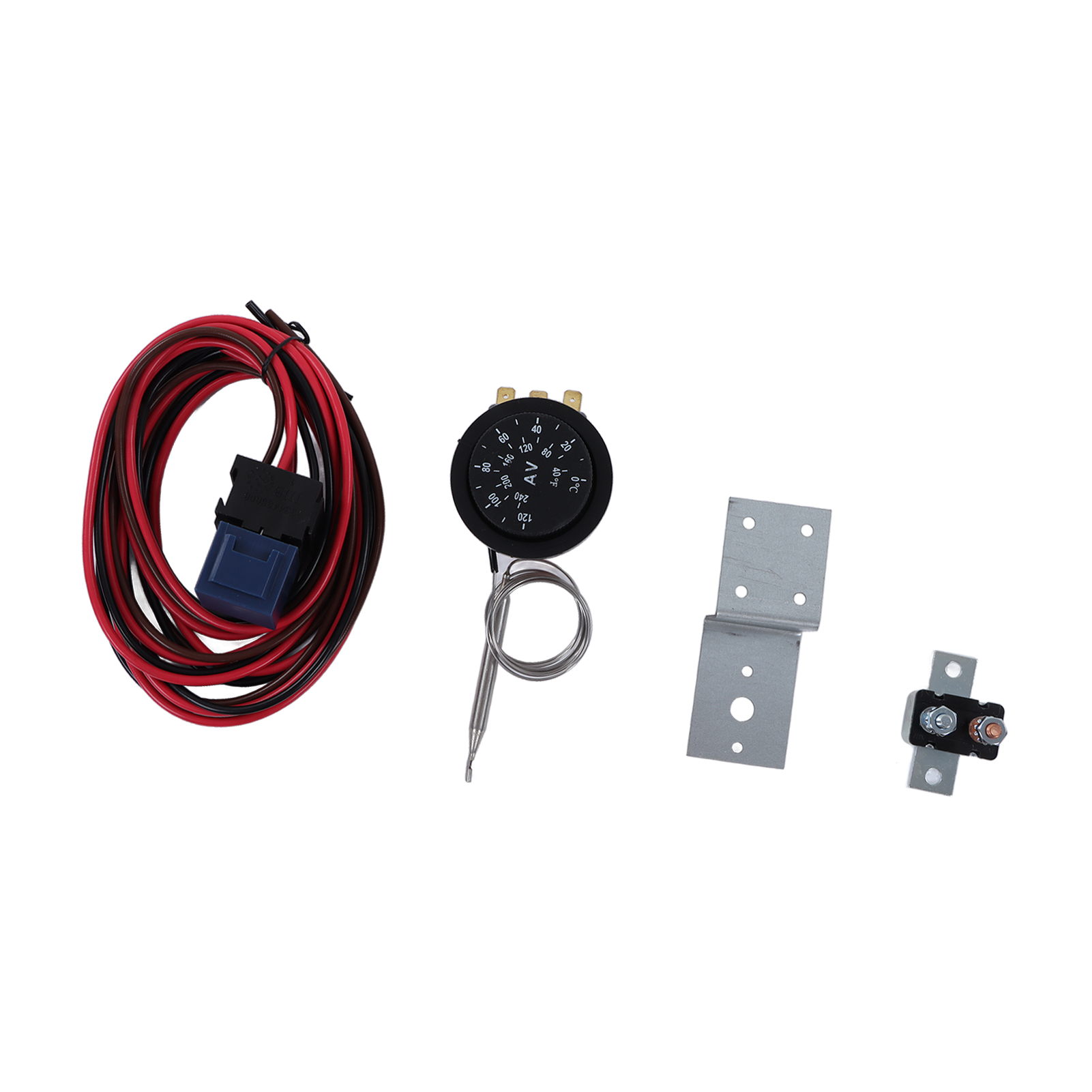 21-teiliges Set Mit Thermostat, Relais, Lüfter, Elektrischem Kühler (12 V), Temperaturregelungskabeln Für Pkw Und Lkw, Robuste Ausführung