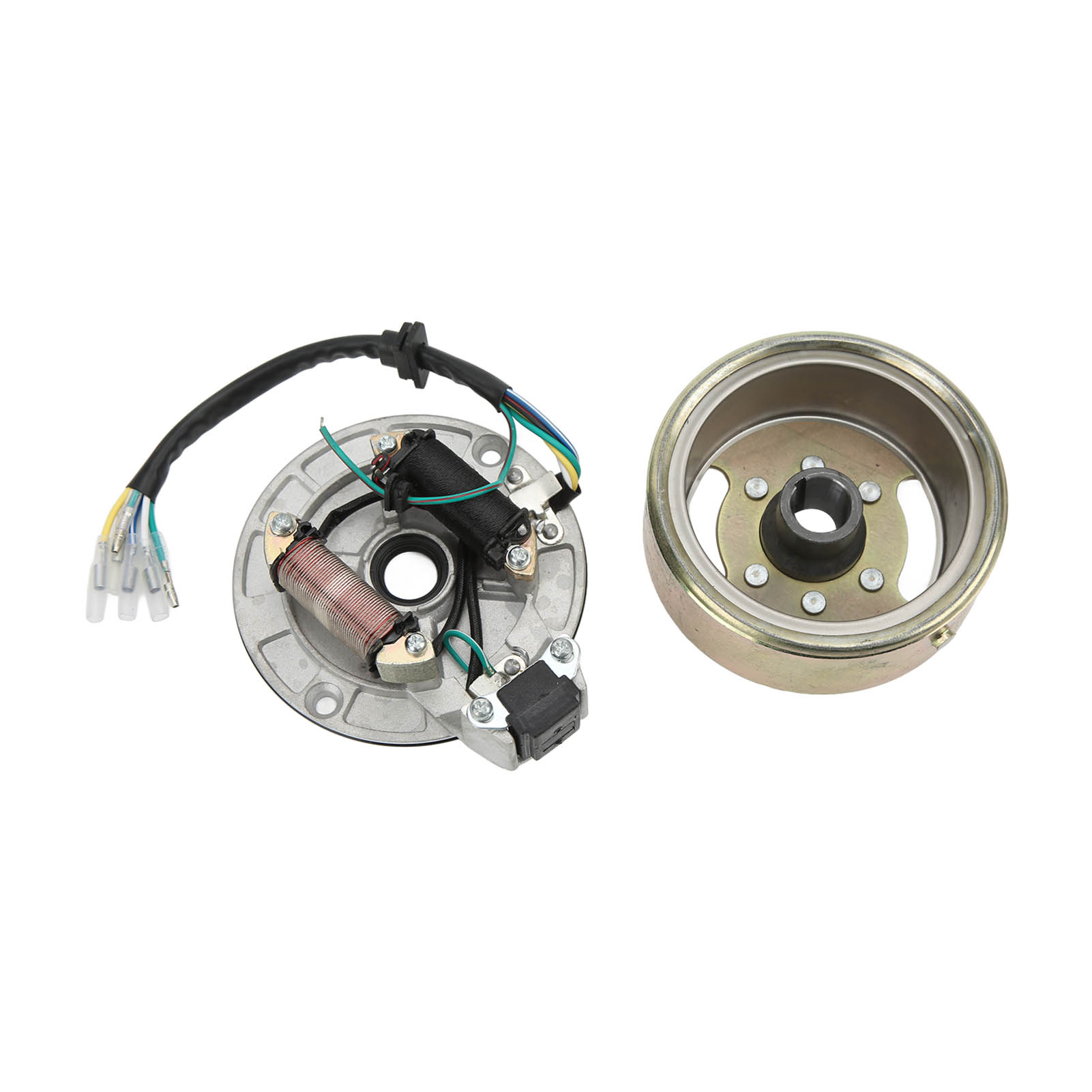 Schwungrad-magnet-stator-rotor-kit Aus Kupfer Und Aluminium Für 90ccm, 110ccm, 125ccm Und 140ccm Motoren Mit Kickstarter Für Pit Pro Moto Cross