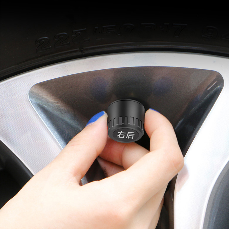 Kabelloses Reifendruckkontrollsystem Mit 4 Externen Tpms-sensoren, Solar- Und Usb-ladefunktion Sowie Alarm Für Pkw, Suvs Und Limousinen