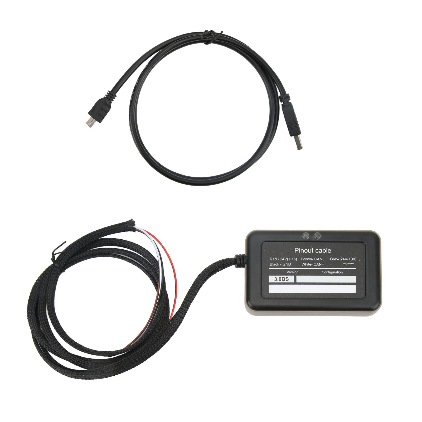 8-in-1 Obd2-diagnosekit Mit Programmieradapter Für Mercedes-benz Lkw, Multifunktionales Fehlersuchwerkzeug