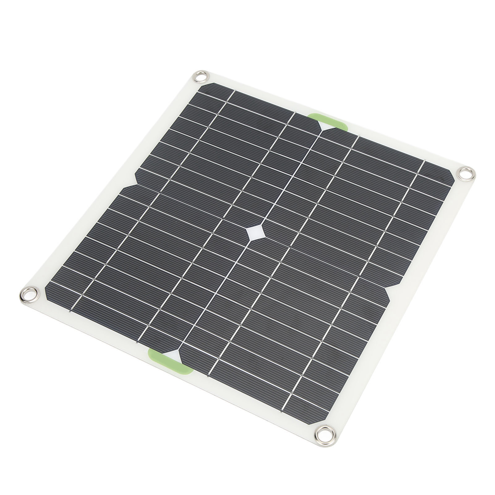 200-w-monokristallines Solarpanel Mit Batterieklemmen, Zigarettenanzünderkabel, 10-in-1-usb-kabel, Wasserdicht Für Wohnmobil, Auto Und Boot