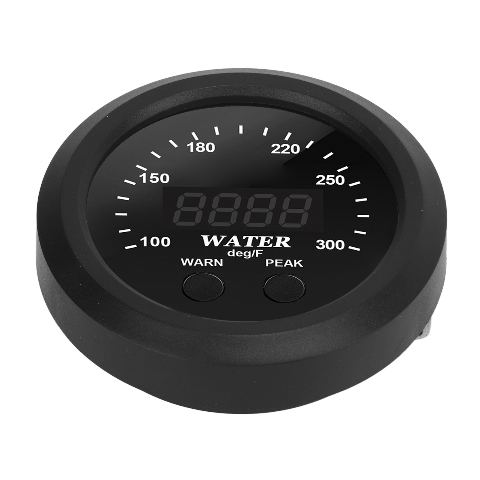 2,5-zoll-wassertemperaturanzeige, 100-300°f, Rote Led-digitalanzeige Mit Sensor, Universell Für Pkw Und Lkw