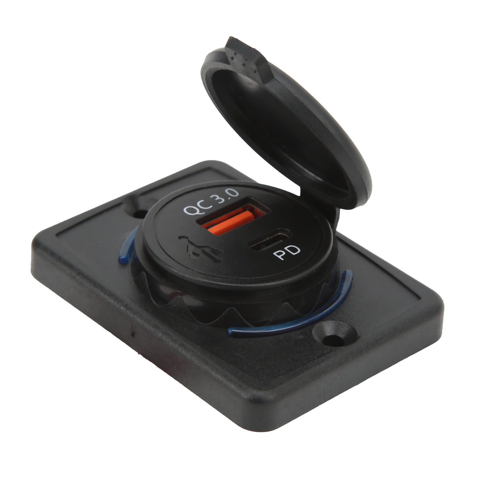 18-w-kfz-ladegerät Pd Qc3.0 Usb-adapter Universal 12–24 V Schnellstecker Für Wohnmobile Und Elektrische Geräte