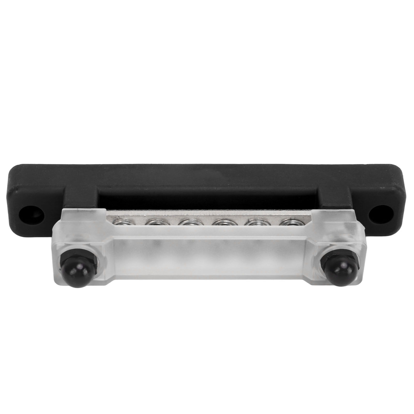 48v 150a 6-poliger Elektrischer Verteilerblock Mit Abdeckung, M6- Und M4-schrauben, Schwarz, Für Auto, Wohnmobil, Boot